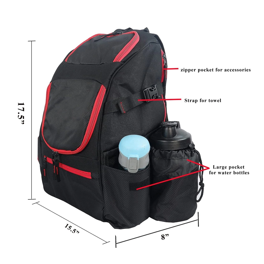 Lightweight Disc Golf Backpack China Wholesale Frisbee Bag Large Capacity Disc Golf Basket