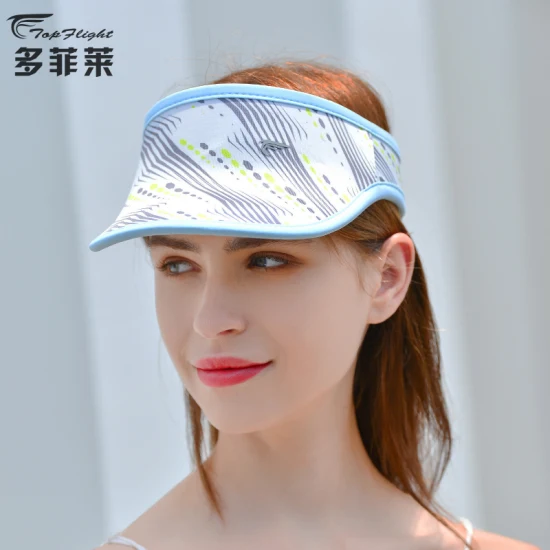 Chapéu de golfe branco com logotipo personalizado, chapéu de corrida esportivo confortável